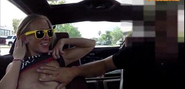  Tight bimbo milf sells her car and banged with pawnkeeper